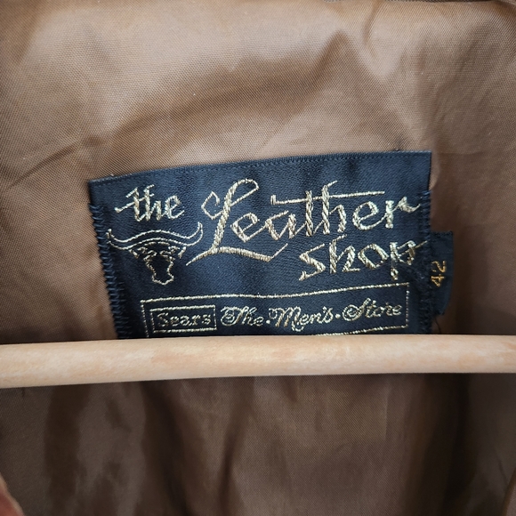 Vintage Leather Coat - Picture 2 of 4